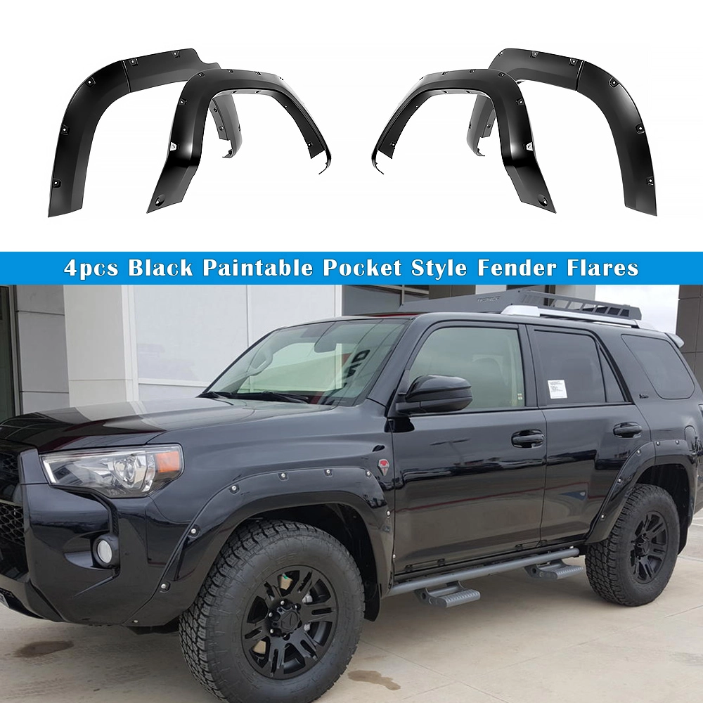 APS FF20BJD5SK - Rugged/ OE Style Smooth Black Fender Flares