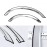 APS FT03H-CAV89 - 2" Polished Stainless Steel Fender Trim - Set of 4