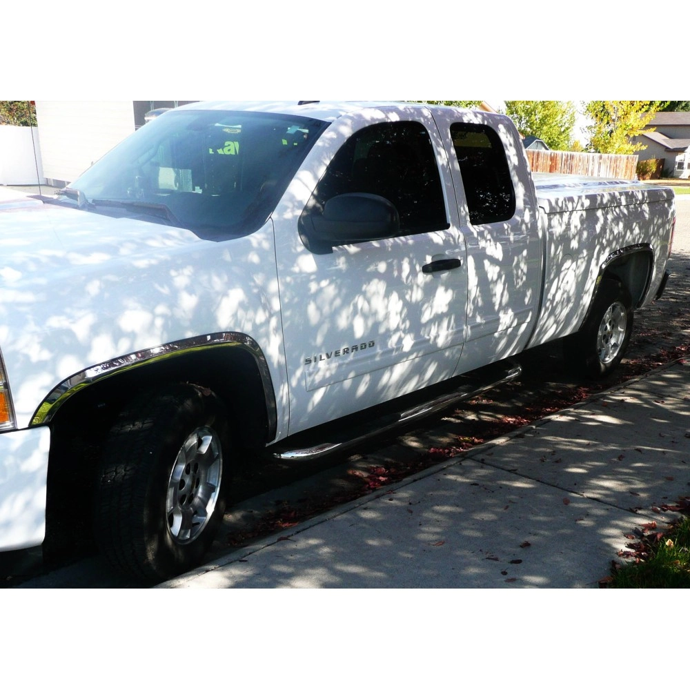 APS FT03H-SIL07 - 2" Polished Stainless Steel Fender Trim - Set of 4