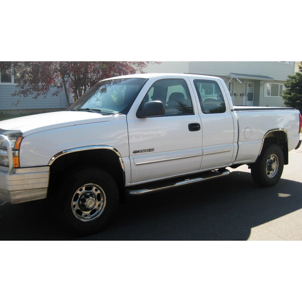 APS FT03H-SIL99L - 2" Polished Stainless Steel Fender Trim - Set of 4