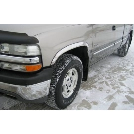 APS FT03H-SIL99S - 2" Polished Stainless Steel Fender Trim - Set of 4
