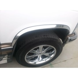 APS FT03H-TAH95 - 2" Polished Stainless Steel Fender Trim - Set of 4