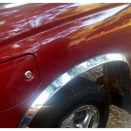 APS FT20O-TAC952W - 2" Polished Stainless Steel Fender Trim - Set of 4