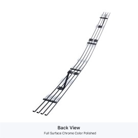 APS GR01FEC62S - Polished Stainless Steel Lower Bumper Horizontal Billet Grille