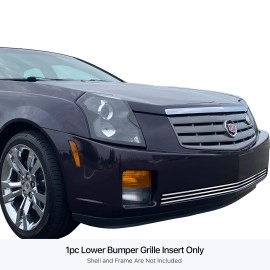 APS GR01FEC78S - Polished Stainless Steel Lower Bumper Horizontal Billet Grille