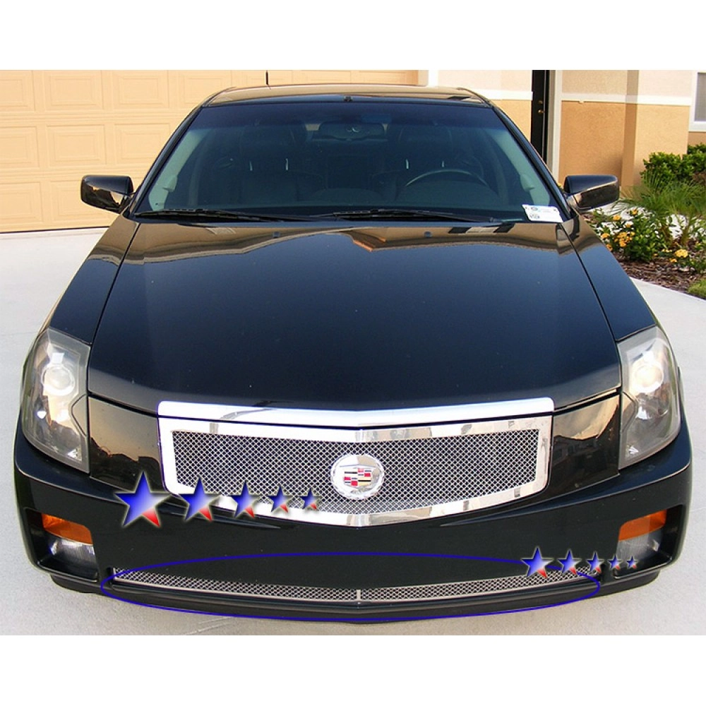 APS GR01GEC78T - Polished Stainless Steel Lower Bumper 1.8mm Wire Mesh Grille