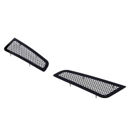 APS GR01GEI54H - Black Stainless Steel Fog Light Cover 1.8mm Wire Mesh Grille