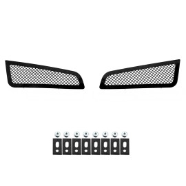 APS GR01GEI54H - Black Stainless Steel Fog Light Cover 1.8mm Wire Mesh Grille