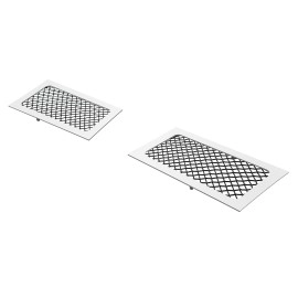 APS GR01GFD82C - Polished (Frame) Black (Mesh) Stainless Steel Tow Hook 1.8mm Wire Mesh Grille
