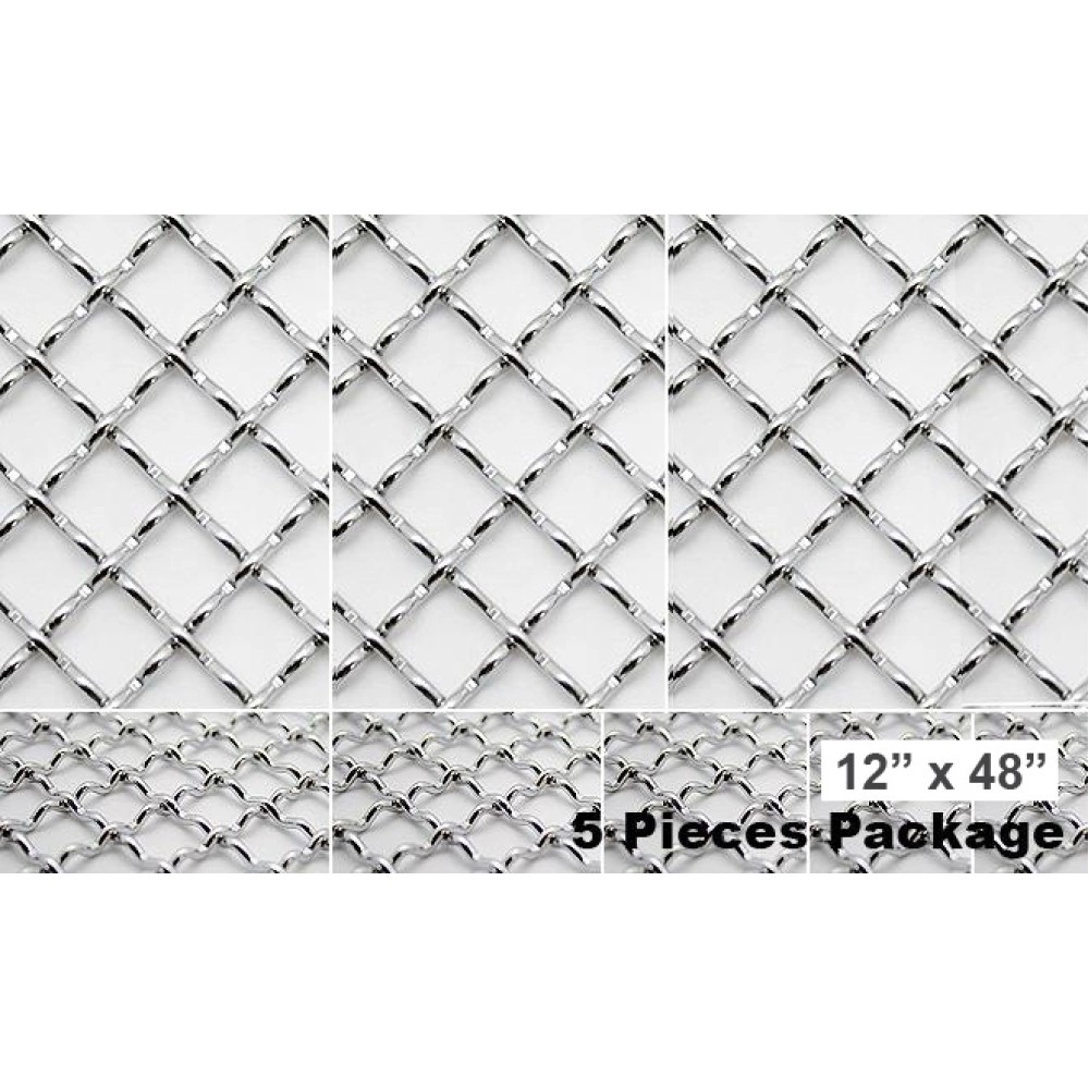APS GR01GJJ12T - Polished Stainless Steel  1.8mm Wire Mesh Grille
