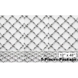 APS GR01GJJ12T - Polished Stainless Steel  1.8mm Wire Mesh Grille