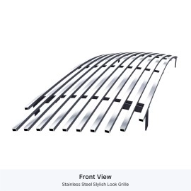 APS GR01HEC67S - Polished Stainless Steel Main Upper Horizontal Billet Grille