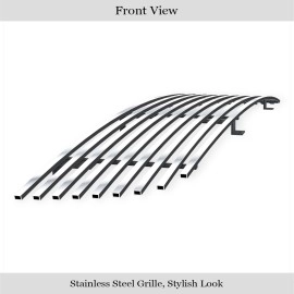 APS GR01HFF33S - Polished Stainless Steel Main Upper Horizontal Billet Grille
