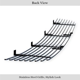 APS GR01HFF33S - Polished Stainless Steel Main Upper Horizontal Billet Grille