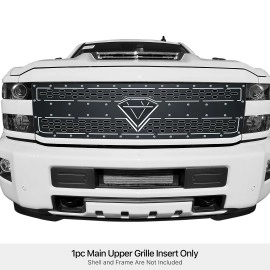 APS GR03DFC33D - Black Stainless Steel Main Upper Double Layer Laser Cut Sheet Grille