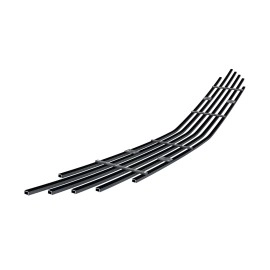 APS GR03FEB00J - Black Stainless Steel Lower Bumper Horizontal Billet Grille