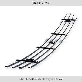 APS GR03FEB46S - Polished Stainless Steel Lower Bumper Vertical Billet Grille