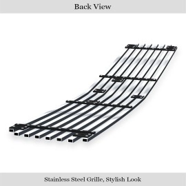 APS GR03FEB49S - Polished Stainless Steel Lower Bumper Horizontal Billet Grille