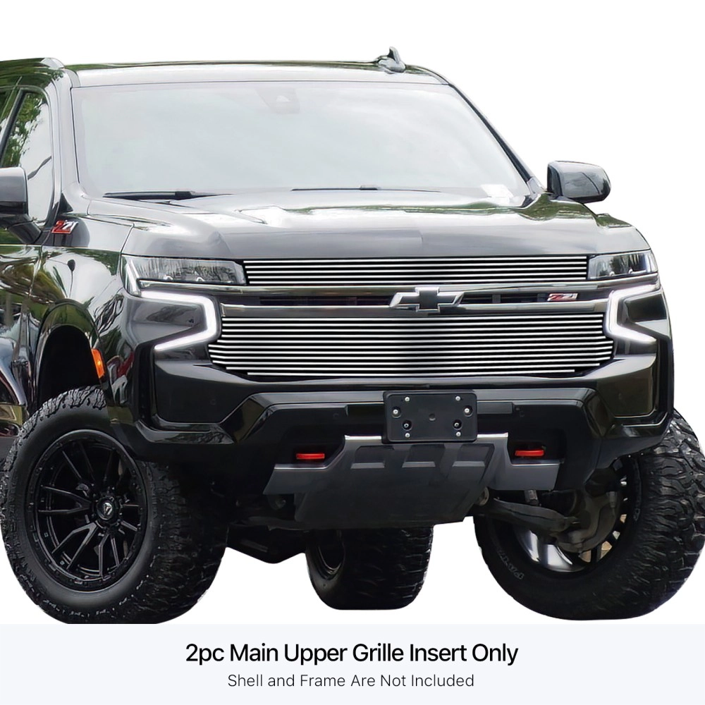 APS GR03FEB77S - Polished Stainless Steel Main Upper Horizontal Billet Grille