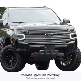 APS GR03FEB77S - Polished Stainless Steel Main Upper Horizontal Billet Grille