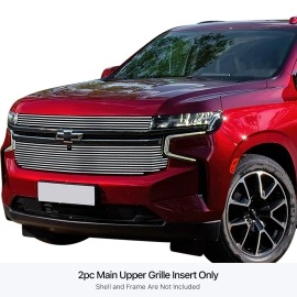 APS GR03FEB79S - Polished Stainless Steel Main Upper Horizontal Billet Grille