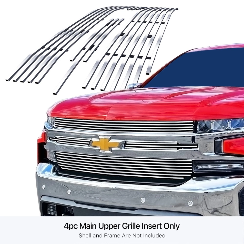 APS GR03FEF55S - Polished Stainless Steel Main Upper Horizontal Billet Grille