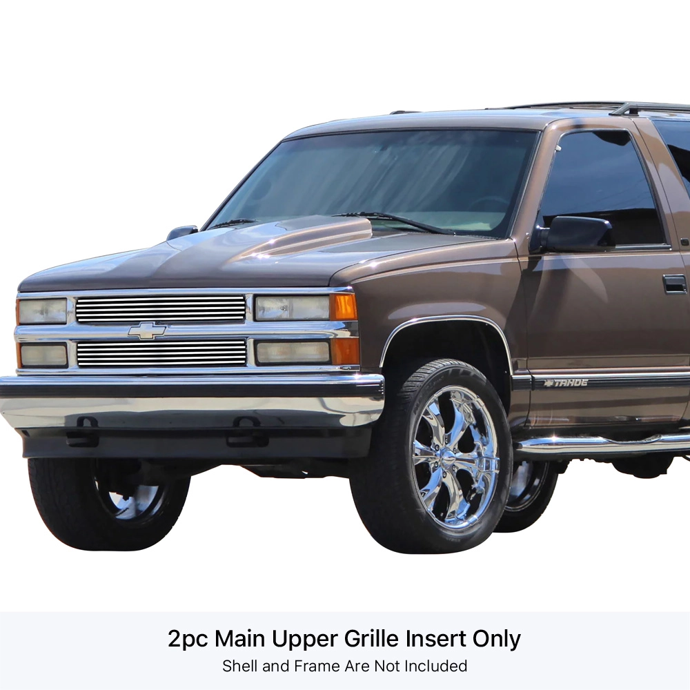 APS GR03FEG06S - Polished Stainless Steel Main Upper Horizontal Billet Grille