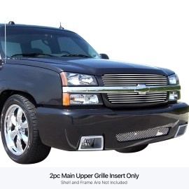 APS GR03FEG17S - Polished Stainless Steel Main Upper Horizontal Billet Grille