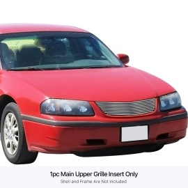 APS GR03FEG41C - Hairline Stainless Steel Main Upper Horizontal Billet Grille