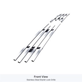 APS GR03FEG43C - Hairline Stainless Steel Main Upper Horizontal Billet Grille