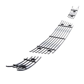 APS GR03FEG44S - Polished Stainless Steel Lower Bumper Horizontal Billet Grille