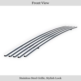 APS GR03FEG48S - Polished Stainless Steel Lower Bumper Horizontal Billet Grille