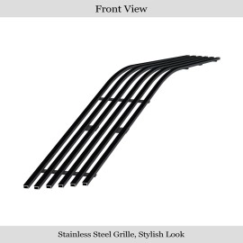 APS GR03FEG68J - Black Stainless Steel Lower Bumper Horizontal Billet Grille