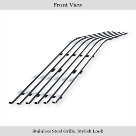 APS GR03FEG68S - Polished Stainless Steel Lower Bumper Horizontal Billet Grille