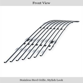 APS GR03FEI49S - Polished Stainless Steel Lower Bumper Horizontal Billet Grille