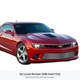 APS GR03FEI67S - Polished Stainless Steel Lower Bumper Horizontal Billet Grille