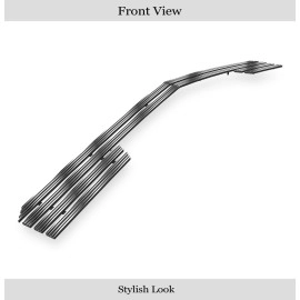 APS GR03FEI90T - Polished Aluminum Lower Bumper 20mm Horizontal Billet Grille