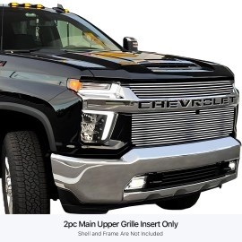 APS GR03FEJ69S - Polished Stainless Steel Main Upper Horizontal Billet Grille