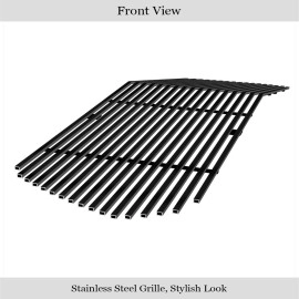 APS GR03FEJ95J - Black Stainless Steel Lower Bumper Horizontal Billet Grille