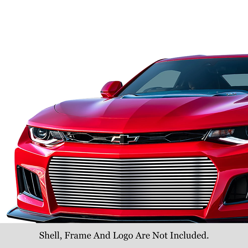 APS GR03FEJ95S - Polished Stainless Steel Lower Bumper Horizontal Billet Grille