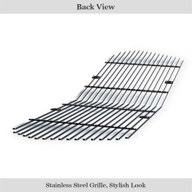 APS GR03FEJ95S - Polished Stainless Steel Lower Bumper Horizontal Billet Grille