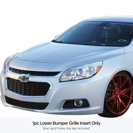 APS GR03FFC41J - Black Stainless Steel Lower Bumper Horizontal Billet Grille