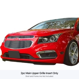 APS GR03FFC42C - Hairline Stainless Steel Main Upper Horizontal Billet Grille