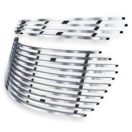 APS GR03FFC42C - Hairline Stainless Steel Main Upper Horizontal Billet Grille