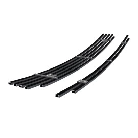 APS GR03FFC43J - Black Stainless Steel Lower Bumper Horizontal Billet Grille