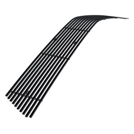APS GR03FFC67J - Black Stainless Steel Lower Bumper Horizontal Billet Grille
