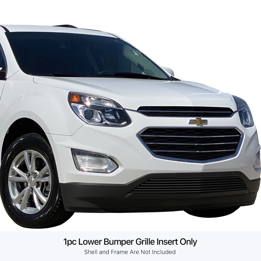 APS GR03FFC71J - Black Stainless Steel Lower Bumper Horizontal Billet Grille