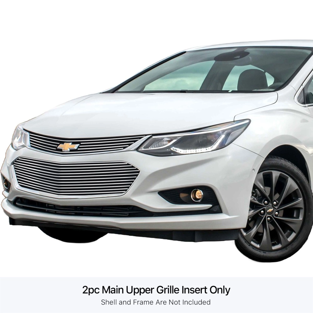 APS GR03FFC72C - Hairline Stainless Steel Main Upper Horizontal Billet Grille