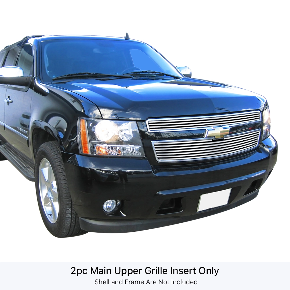 APS GR03FFD51S - Polished Stainless Steel Main Upper Horizontal Billet Grille