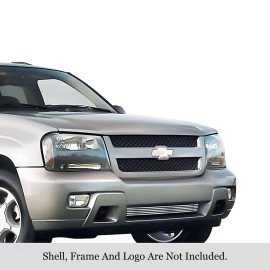 APS GR03FFD66S - Polished Stainless Steel Lower Bumper Horizontal Billet Grille